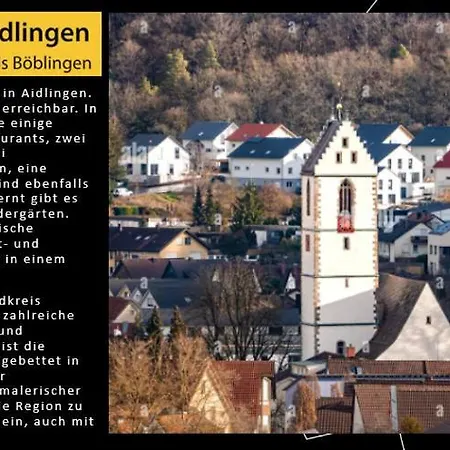 Stylisches Maybach Mit Terrasse Fuer 5 Personen, 5 Betten, Grosse Kochinsel, Homeoffice Mit 250mbit Wlan * Aidlingen